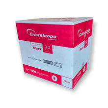 Cargar imagen en el visor de la galería, Copo Descartável Maxi PP Liso 330ml Transparente Cristalcopo c/20x50 un