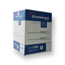 Carregar imagem no visualizador da galeria, Copo Descartável 250ml Transparente Cristalcopo c/2000 un