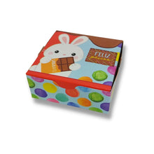 Load image into Gallery viewer, Caixa 4 Doces Floquinhos Páscoa 8,5x3,5x8,5cm Cromus c/10 un