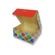 Load image into Gallery viewer, Caixa 4 Doces Floquinhos Páscoa 8,5x3,5x8,5cm Cromus c/10 un