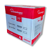 Carregar imagem no visualizador da galeria, Copo Descartável Maxi PP Liso 440ml Transparente Cristalcopo c/20x50 un