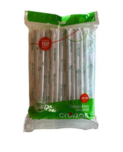 Cargar imagen en el visor de la galería, Canudo Sachê Biodegradável 8mm CB530 Cropac c/12x100 un