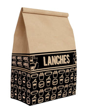 Load image into Gallery viewer, Saco kraft para lanches SOS IMPRESSO c/50un tamanho P Pluma