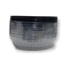 Load image into Gallery viewer, Embalagem para 500g G35MB Preta com Tampa Baixa Galvanotek c/10 un