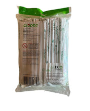 Cargar imagen en el visor de la galería, Canudo Sachê Biodegradável 8mm CB530 Cropac c/12x100 un