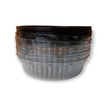 Cargar imagen en el visor de la galería, Embalagem Para 1Kg G37MB Preta Com Tampa Baixa Galvanotek c/10 un