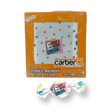 Carregar imagem no visualizador da galeria, Embalagem para Trufa Flork 14,5x15,5cm Branco Carber c/100 un