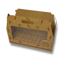 Load image into Gallery viewer, Caixa Maleta com Visor para Mini Ovos 50g Feliz com Você Cromus c/10 un