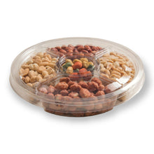 Cargar imagen en el visor de la galería, Embalagem 400ml Petisqueira 4 Divisórias G540 Transparente Com Tampa Galvanotek c/10 un