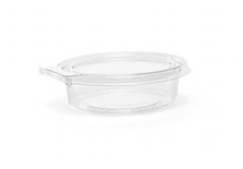 Carregar imagem no visualizador da galeria, Pote redondo transparente 250ml Tampa com Lacre F742 Fibraform c/100un