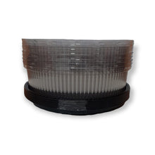 Load image into Gallery viewer, Embalagem para 2,2kg G60MM Preta com Tampa Média Galvanotek c/10 un