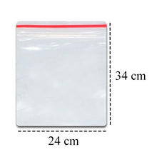 Load image into Gallery viewer, Saco Plástico Zip Lock Nº10 24x34cm c/100 un