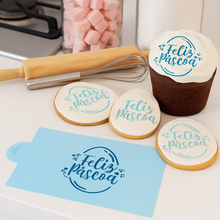 Load image into Gallery viewer, Stencil Feliz Páscoa BlueStar  un
