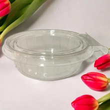Carregar imagem no visualizador da galeria, Pote redondo transparente 250ml Tampa com Lacre F742 Fibraform c/100un
