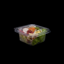 Carregar imagem no visualizador da galeria, Pote Quadrado Transparente 350ml Tampa com Lacre F731 Fibraform c/50 un
