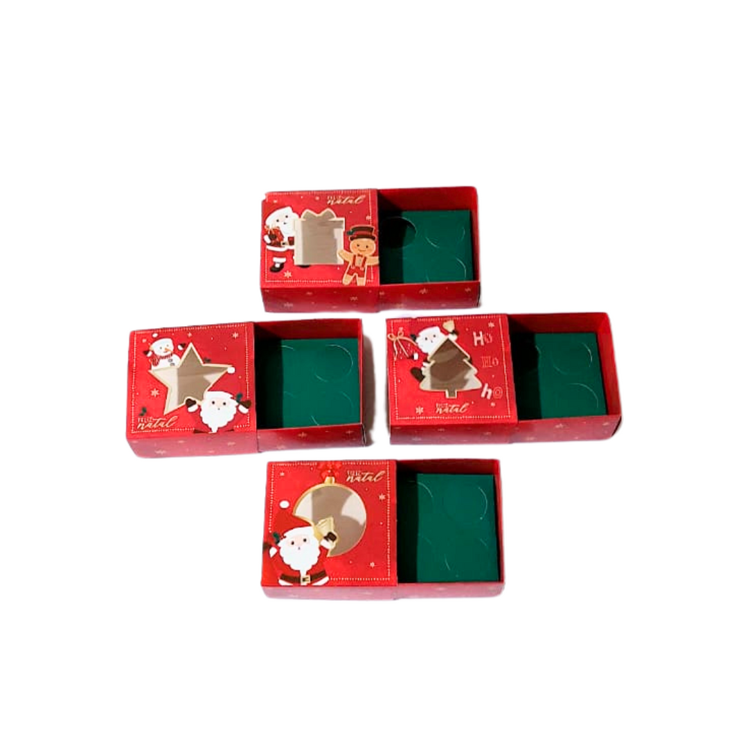 Caixa com Puxador Para 4 Doces Carber c/10un