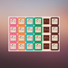 Cargar imagen en el visor de la galería, Cartela Adesiva Meio Ovo de Colher Cromus c/48 un
