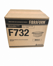 Load image into Gallery viewer, Pote quadrado transparente 500ml Tampa com Lacre F732 Fibraform c/100un
