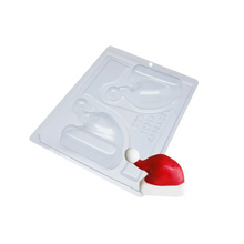 Load image into Gallery viewer, Forma com Silicone 3 Partes Gorro do Papai Noel 10049 BWB un
