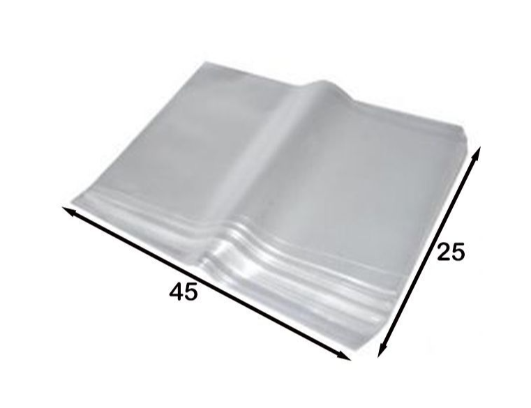 Saco Plástico Transparente PP 25x45x0,006 c/1 Kg