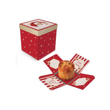 Load image into Gallery viewer, Caixa Explosão para Mini Panetone 100g 12x15x12cm Cromus c/10un
