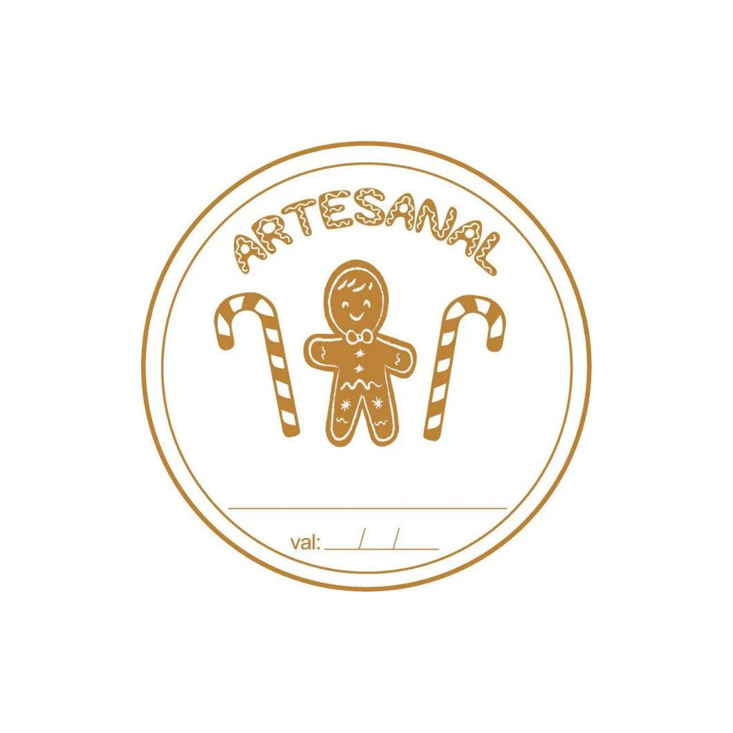 Etiquetas Adesivas Artesanal Ideia c/50 un