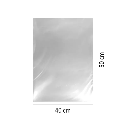 Saco Plástico Transparente PP 40x50x0,006 c/1 Kg