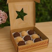 Load image into Gallery viewer, Caixa Practice com Visor 9 Doces Kraft Star C3970 Ideia c/10 un
