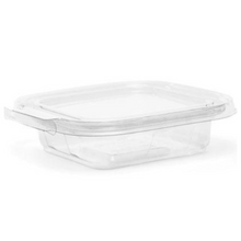 Load image into Gallery viewer, Pote Quadrado Transparente 250ml Tampa com Lacre F730 Fibraform c/50un
