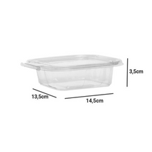 Load image into Gallery viewer, Pote Quadrado Transparente 250ml Tampa com Lacre F730 Fibraform c/50un
