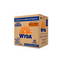 Carregar imagem no visualizador da galeria, Embalagem de alumínio Wyda 650ml D10FS tampa pet transparente c/50 un
