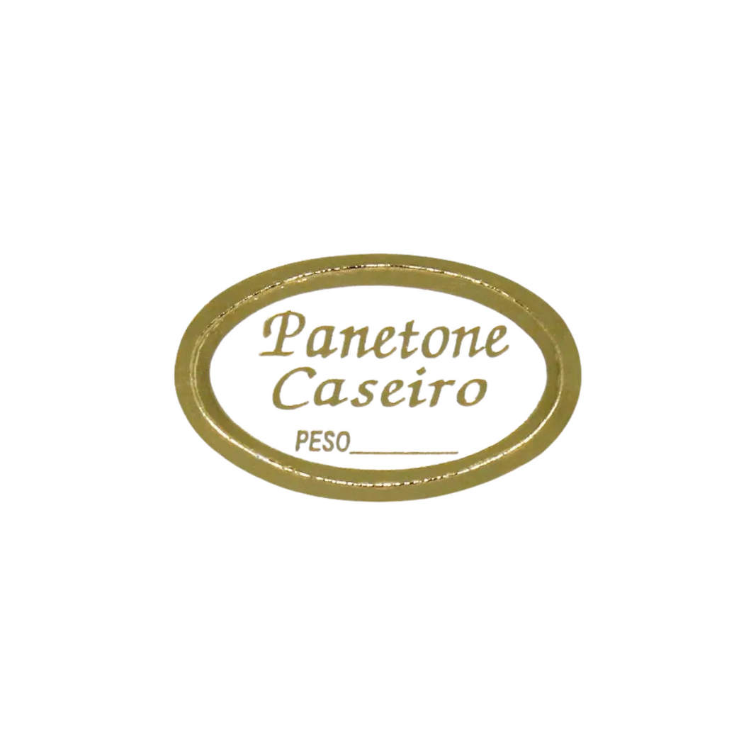 Etiquetas Adesivas Panetone Caseiro Magia Etiquetas c/200 un