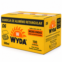 Carregar imagem no visualizador da galeria, Embalagem de alumínio Wyda 500ml D6 tampa cartão c/100 un

