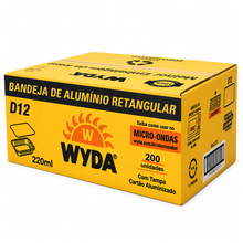 Carregar imagem no visualizador da galeria, Embalagem de Alumínio Wyda 220ml D12 Tampa Cartão c/200 un
