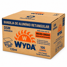 Cargar imagen en el visor de la galería, Embalagem de Alumínio Wyda 135ml DSM Tampa Cartão c/100 un
