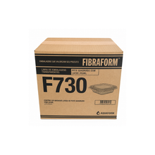 Cargar imagen en el visor de la galería, Pote quadrado transparente 250ml Tampa com Lacre F730 Fibraform c/100un
