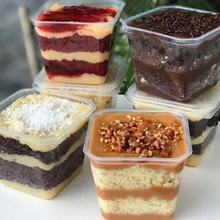 Carregar imagem no visualizador da galeria, Pote quadrado freezer e micro-ondas 250ml com tampa Prafesta c/12x20 un
