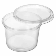 Cargar imagen en el visor de la galería, Pote redondo freezer e micro-ondas 1000ml com tampa Prafesta c/24un
