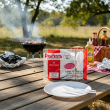 Cargar imagen en el visor de la galería, Kit Churrasco Prato Oval Cristal Prafesta c/10 un
