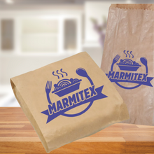Cargar imagen en el visor de la galería, Saco Kraft 4kg Marmitex P e M Embale Bem c/100 un
