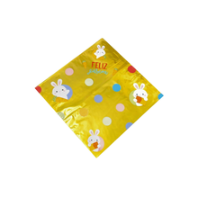 Carregar imagem no visualizador da galeria, Envelope para Ovo 32x32cm Floquinhos Páscoa Amarelo 150g a 200g Packpel c/25 un
