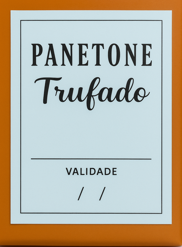 Etiquetas Adesivas Panetone Trufado Cromus c/100 un