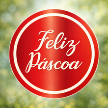 Carregar imagem no visualizador da galeria, Etiquetas Adesivas Feliz Páscoa Cromus c/100 un

