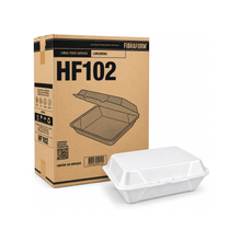 Cargar imagen en el visor de la galería, Hamburgueira de Isopor HF102 Fibraform c/100 un
