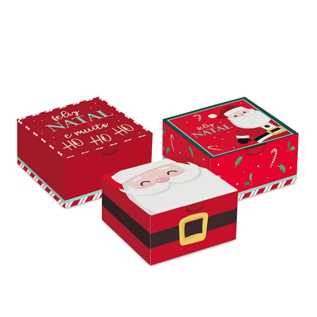 Caixa Diversas 6 Doces Nicolau 8x3,5x12cm Cromus c/10 un
