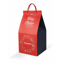 Load image into Gallery viewer, Sacola Panetone G Feliz Natal Vermelha Ref.6906 c/10 un
