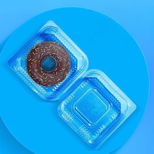 Cargar imagen en el visor de la galería, Embalagem para Doce Quadrado Tampa Acoplada  PF641 Packform c/50 un
