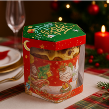 Load image into Gallery viewer, Caixa Sextavada Panetone 500g Polo Norte C3931 Ideia c/10 un
