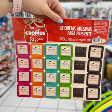 Cargar imagen en el visor de la galería, Cartela Adesiva Meio Ovo de Colher Cromus c/48 un
