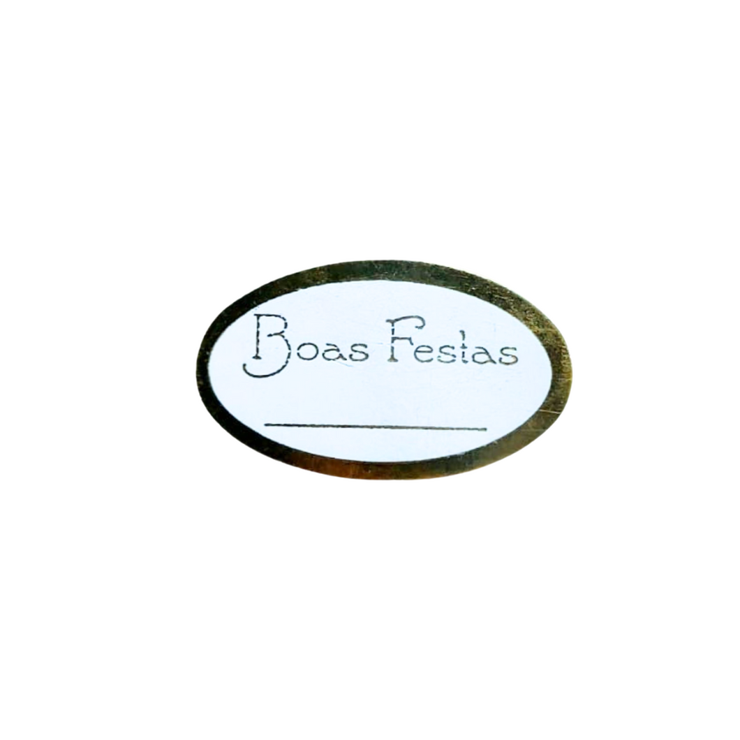 Etiquetas Adesivas Boas Festas Ideia c/100 un